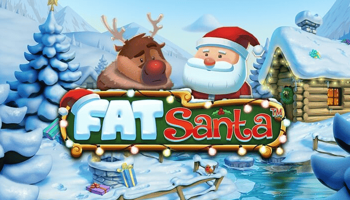 Fat Santa logo with characters